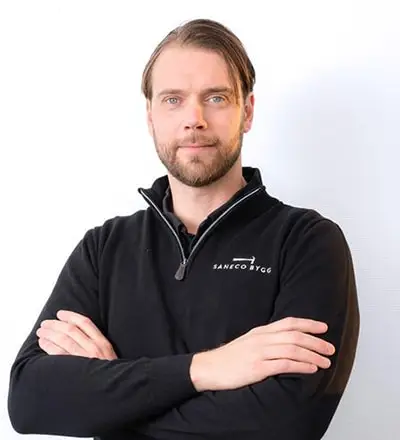 Freddy Klaving produktionschef på Saneco Bygg AB, ett byggföretag på Lidingö i Stockholm.