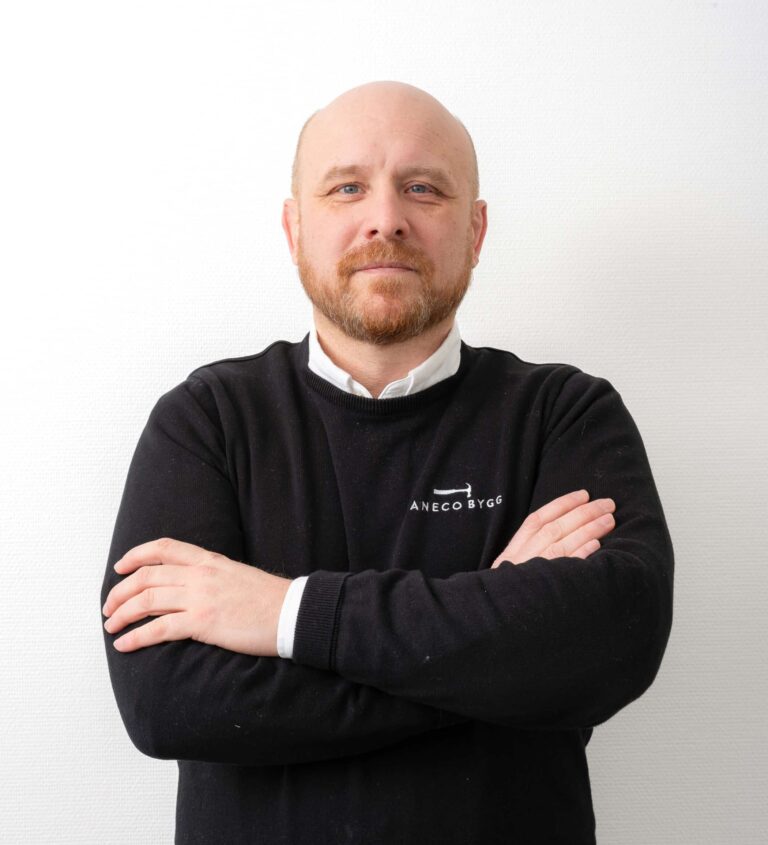 Rickard Nilsson, projektchef på Saneco Bygg